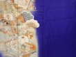 Photo8: 6708T11z440 Antique Japanese Kimono Silk IROTOMESODE Dark lavender blue (8)
