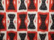 Photo5: 6708T12z850 Vintage Japanese Kimono Silk OMESHI KOMON  Dark red (5)