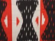 Photo6: 6708T12z850 Vintage Japanese Kimono Silk OMESHI KOMON  Dark red (6)