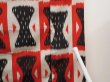 Photo8: 6708T12z850 Vintage Japanese Kimono Silk OMESHI KOMON  Dark red (8)