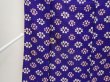 Photo8: 6708T13z580 Vintage Japanese Kimono Silk KOMON Flower Dark lavender blue (8)