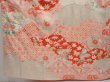 Photo5: 6708T14z1290 Vintage Japanese Kimono Silk FURISODE Flowers Pink (5)