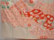Photo6: 6708T14z1290 Vintage Japanese Kimono Silk FURISODE Flowers Pink (6)