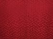 Photo3: 6709T06z470 Vintage Japanese Kimono Silk HAORI Sayagata Wine red (3)