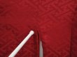 Photo6: 6709T06z470 Vintage Japanese Kimono Silk HAORI Sayagata Wine red (6)