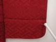 Photo7: 6709T06z470 Vintage Japanese Kimono Silk HAORI Sayagata Wine red (7)