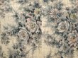 Photo3: 6709T08z370 Vintage Japanese Kimono Silk HAORI Flower Sand beige (3)