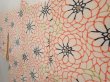 Photo2: 6709T09z470 Vintage Japanese Kimono Silk HAORI Flower Off-white (2)