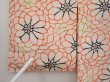 Photo7: 6709T09z470 Vintage Japanese Kimono Silk HAORI Flower Off-white (7)