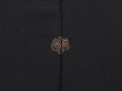 Photo5: 6709T11z570 Vintage Japanese Kimono Silk HAORI Flower Black (5)
