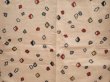 Photo5: 6709T12z620 Vintage Japanese Kimono Silk MEISEN KOMON Peach (5)
