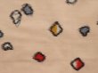 Photo6: 6709T12z620 Vintage Japanese Kimono Silk MEISEN KOMON Peach (6)