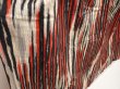 Photo3: 6709T13z670 Vintage Japanese Kimono Silk MEISEN KOMON  Dark red (3)