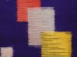 Photo6: 6709T14z650 Vintage Japanese Kimono Silk MEISEN KOMON  Dark lavender (6)