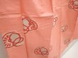 Photo3: 6709T15z290 Vintage Japanese Kimono Silk HITOE MEISEN KOMON  Pink (3)