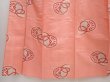Photo4: 6709T15z290 Vintage Japanese Kimono Silk HITOE MEISEN KOMON  Pink (4)