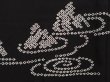 Photo4: 6710T07z580 Vintage Japanese Kimono Silk HAORI Karesansui Black (4)