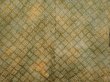 Photo3: 6710T08z420 Vintage Japanese Kimono Silk SHIBORI HAORI  Olive green (3)
