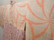 Photo7: 6710T09z840 Vintage Japanese Kimono Silk HAORI  Pink (7)