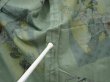 Photo8: 6710T11z370 Vintage Japanese Kimono Synthetic Men's JUBAN Ukiyoe Celadon (8)