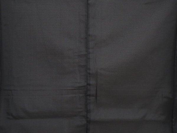Photo5: 6710T13z530  Japanese Kimono Synthetic See through KUROMONTSUKI Black (5)