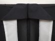 Photo8: 6710T13z530  Japanese Kimono Synthetic See through KUROMONTSUKI Black (8)