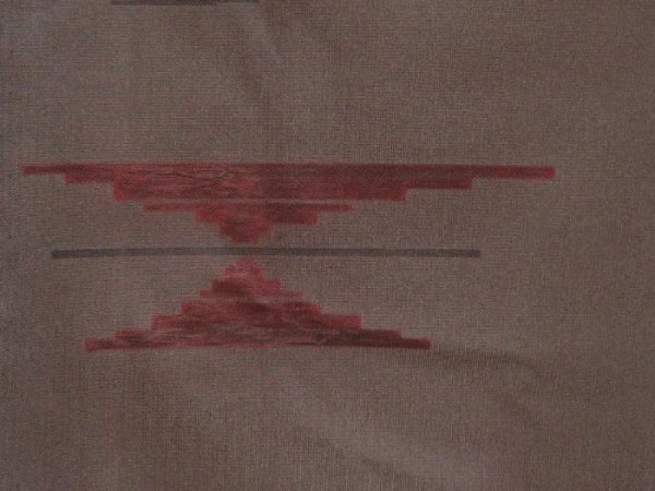 Photo6: 6710T14z390 Vintage Japanese Kimono Silk See through KOMON  Black (6)
