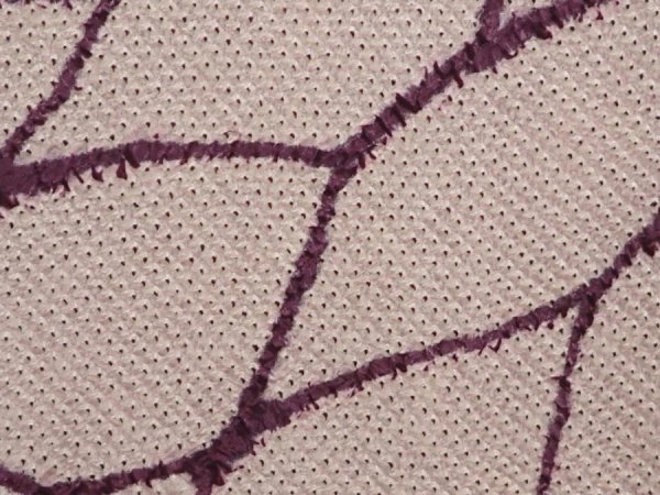 Photo4: 6710T02z520 Vintage Japanese Kimono Silk SHIBORI HAORI  Light lavender (4)