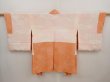 Photo6: 6710T03z580 Vintage Japanese Kimono Silk HAORI Flower Dark coral (6)