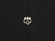 Photo5: 6710T04z560 Vintage Japanese Kimono Silk HAORI Leaf Black (5)