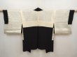 Photo7: 6710T04z560 Vintage Japanese Kimono Silk HAORI Leaf Black (7)