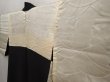 Photo8: 6710T04z560 Vintage Japanese Kimono Silk HAORI Leaf Black (8)