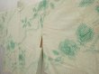 Photo2: 6710T05z440 Vintage Japanese Kimono Silk SHIBORI HAORI Flower Soft green (2)