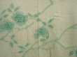 Photo3: 6710T05z440 Vintage Japanese Kimono Silk SHIBORI HAORI Flower Soft green (3)