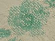 Photo4: 6710T05z440 Vintage Japanese Kimono Silk SHIBORI HAORI Flower Soft green (4)