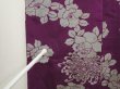 Photo5: 6713T06z430 Vintage Japanese Kimono Silk MEISEN HAORI Purple (5)