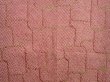 Photo3: 6713T10z480 Vintage Japanese Kimono Silk SHIBORI HAORI  Wine red (3)