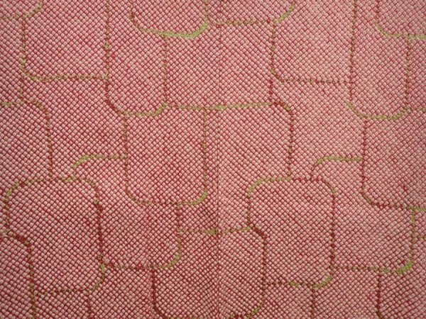 Photo3: 6713T10z480 Vintage Japanese Kimono Silk SHIBORI HAORI  Wine red (3)