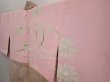 Photo8: 6713T13z830 Vintage Japanese Kimono Silk HAORI Flowers Light brown (8)
