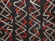 Photo5: 6714T01z740 Vintage Japanese Kimono Silk MEISEN KOMON  Black (5)