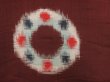 Photo6: 6714T02z560 Vintage Japanese Kimono Silk MEISEN KOMON Purple-Brown (6)