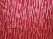 Photo5: 6714T06z610 Vintage Japanese Kimono Silk MEISEN KOMON Red-Pink (5)