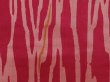 Photo6: 6714T06z610 Vintage Japanese Kimono Silk MEISEN KOMON Red-Pink (6)