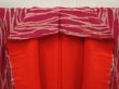 Photo7: 6714T06z610 Vintage Japanese Kimono Silk MEISEN KOMON Red-Pink (7)