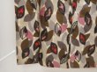 Photo8: 6714T09z540 Vintage Japanese Kimono Silk MEISEN KOMON Leaf Sand beige (8)