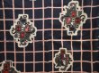 Photo5: 6714T12z680 Vintage Japanese Kimono Silk MEISEN KOMON Black (5)
