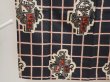 Photo8: 6714T12z680 Vintage Japanese Kimono Silk MEISEN KOMON Black (8)