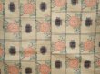 Photo5: 6714T13z800 Vintage Japanese Kimono Silk TSUMUGI Flower Light cream (5)