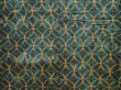 Photo5: 6714T14z810 Vintage Japanese Kimono Silk TSUMUGI  Dull green (5)