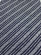 Photo1: 3M02z60  Japanese Kimono Silk SHIBORI FABRIC  Dark navy 44.9x14.6 (1)